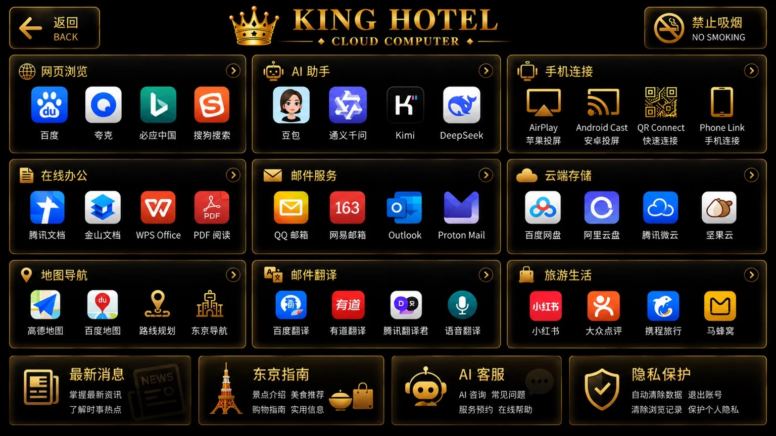 KING HOTEL 简体云端电脑