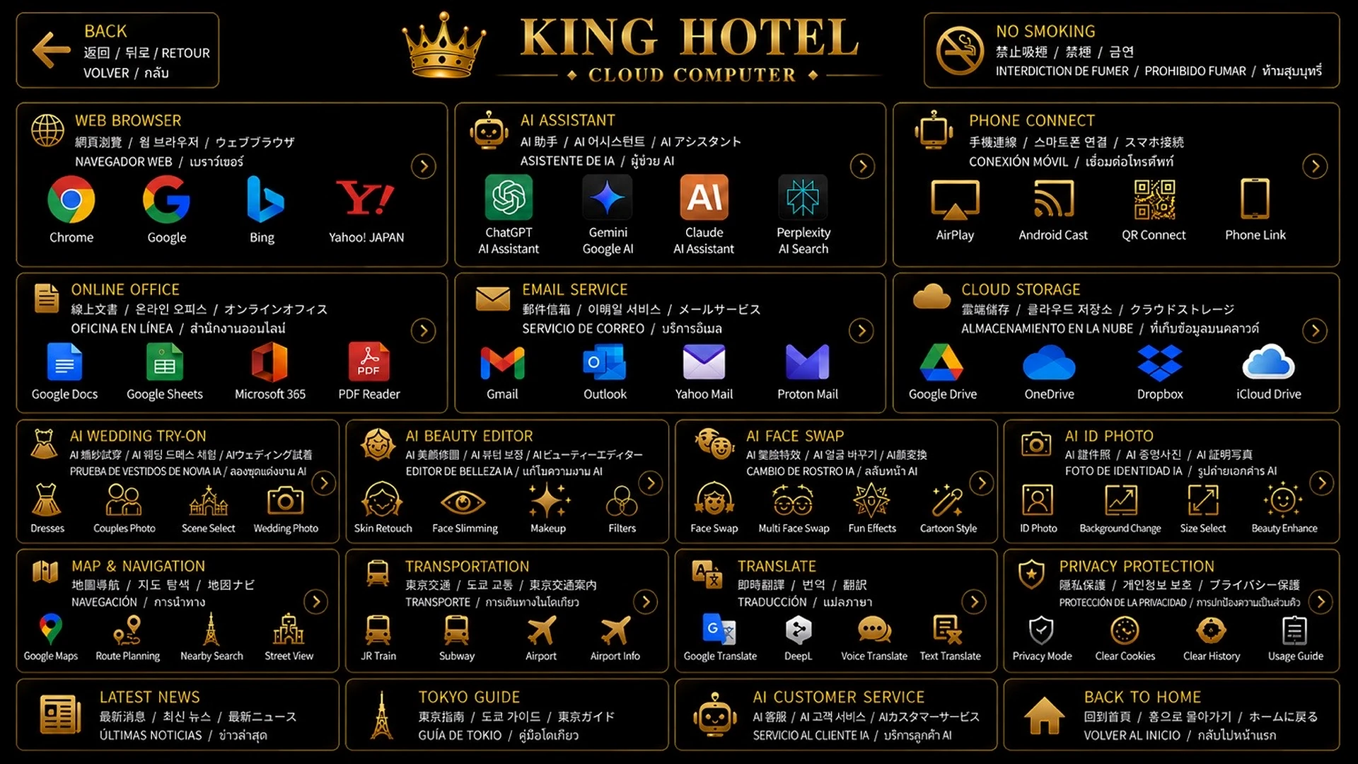 KING HOTEL CLOUD COMPUTER