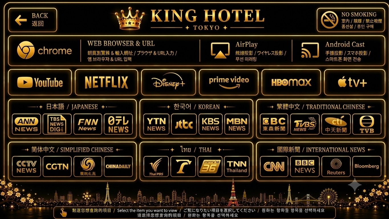 KING HOTEL Video Entertainment